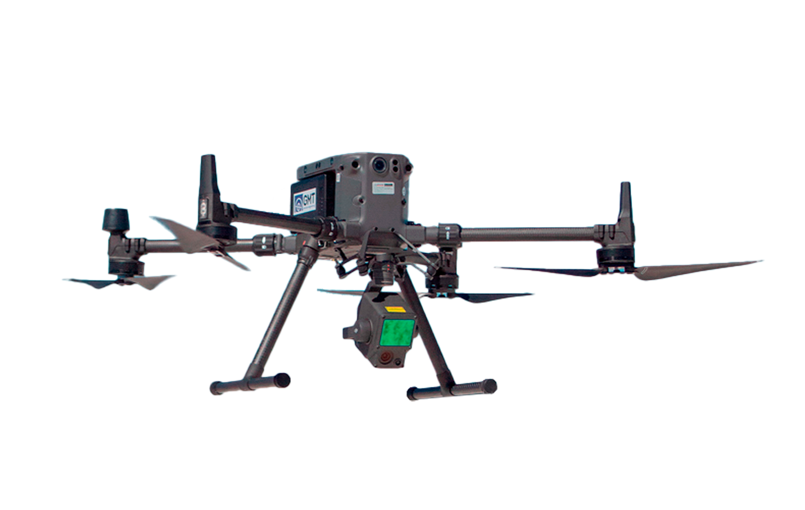 Imagen sin fondo de DJI Matrice con Logo de GMT